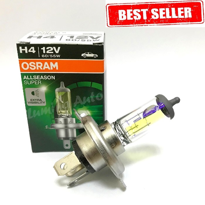 HARGA PROMO Lampu Mobil OSRAM All Season Super (ALS) H4 60/55 Watt