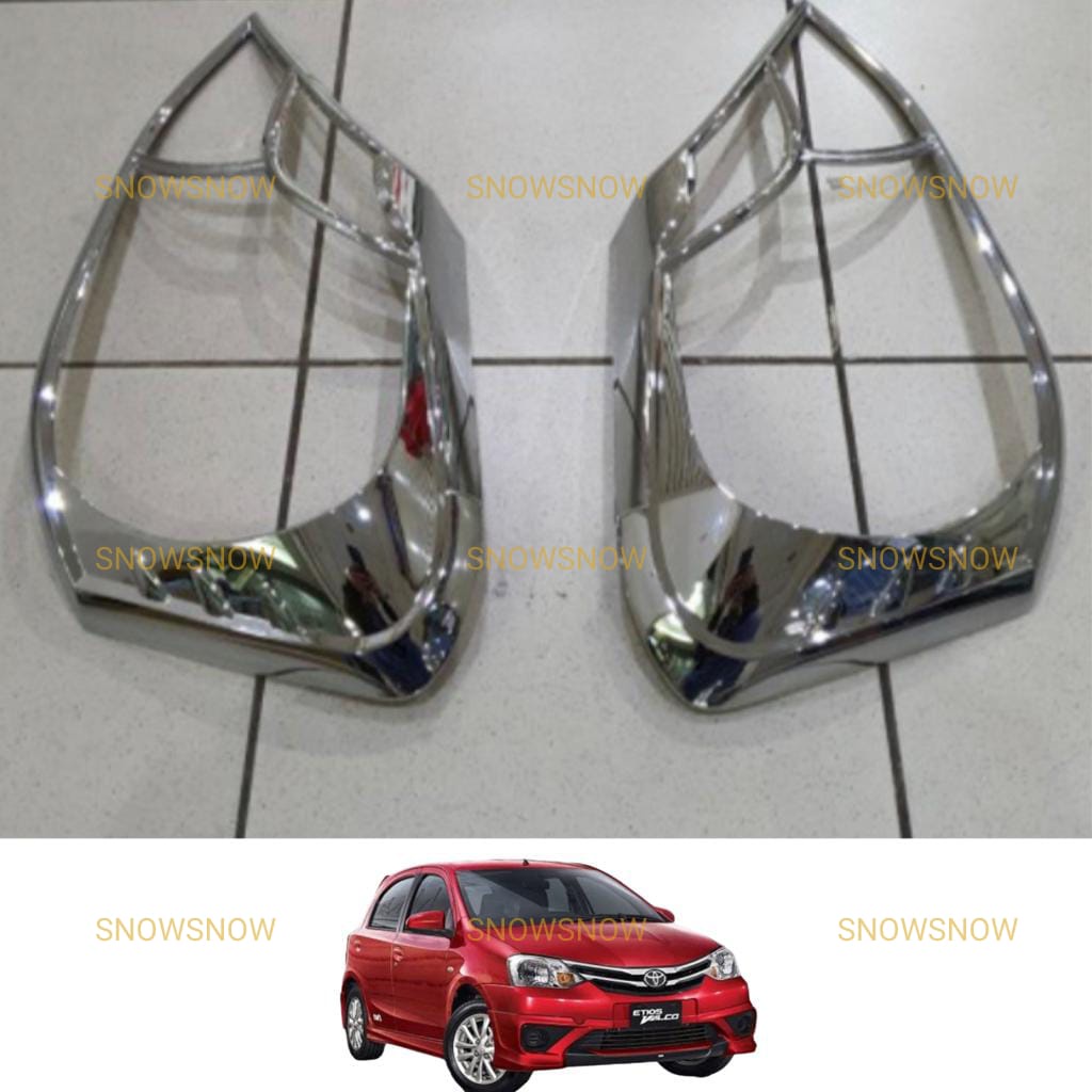 Garnish Lampu Depan Toyota Etios Chrome