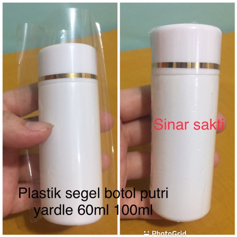 plastik segel botol yadley 60ml 100ml segel plastik wrap eceran murah meriah