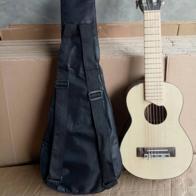 tas gitar mini  softcase guitalele sarung gitar kecil 1/4