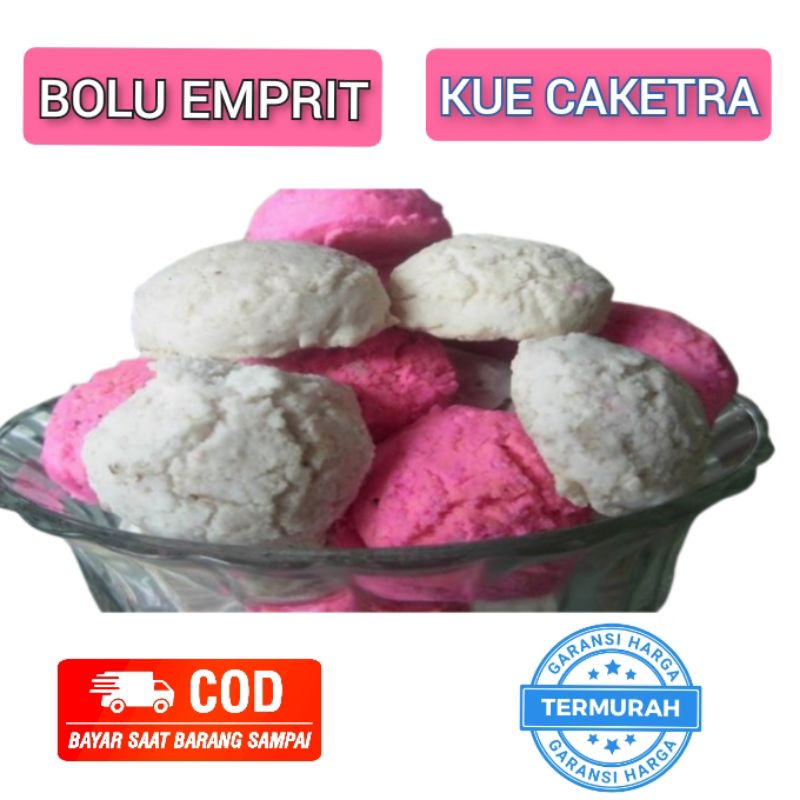 

[100 Gram] Bolu Emprit - Caketra - Kue Caketra - Kue - Bolu - Kue Kering - Snack - Makanan Manis