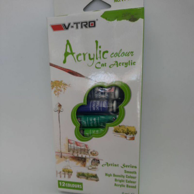 

Cat Acrylic 12 Warna