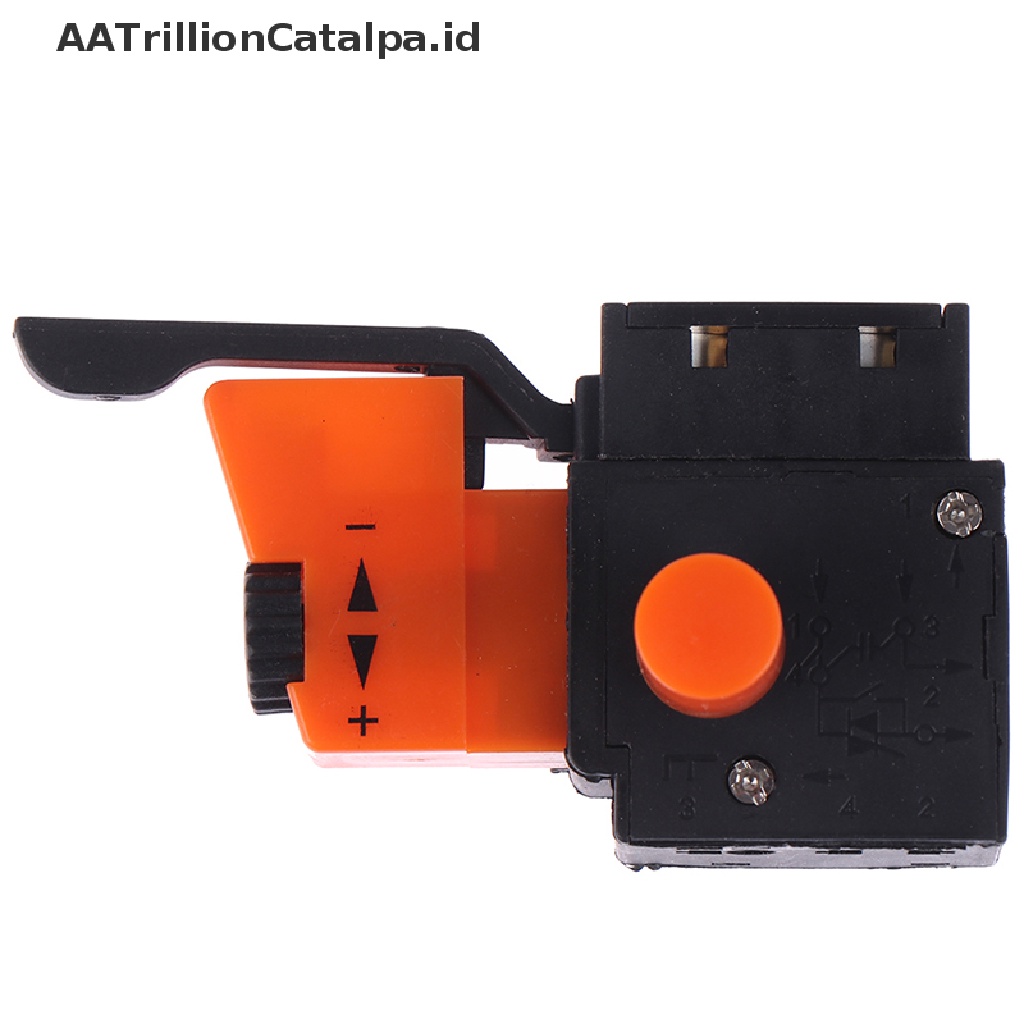 (AATrillionCatalpa) Saklar Kecepatan Adjustable AC 250V / 4A FA2-4 / 1BEK Bahan Plastik + Metal Untuk Bor Elektrik