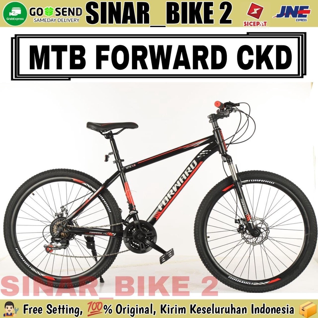 Sepeda Gunung FORWARD CKD 26 Inch 21 Speed Rem Cakram