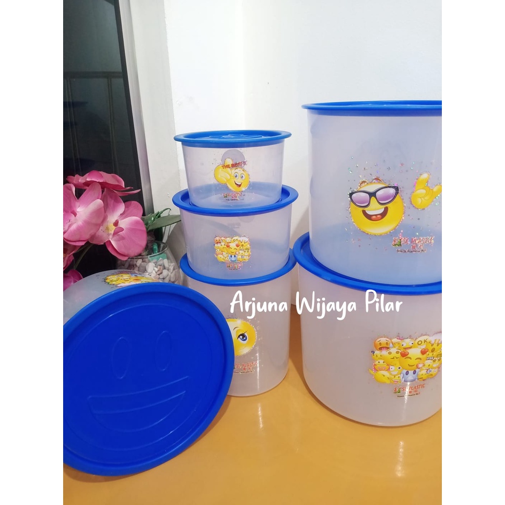 Toples Smiley Ukuran 0,6 - 5 LT SL Plastik + Bubblewrap