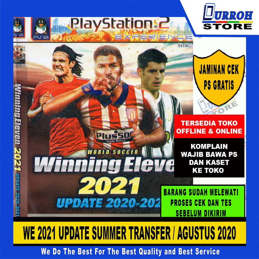 Kaset DVD GAME PS 2 / PLAYSTATION 2 WINNING ELEVEN 2021 / WE 2021 SUMMER TF