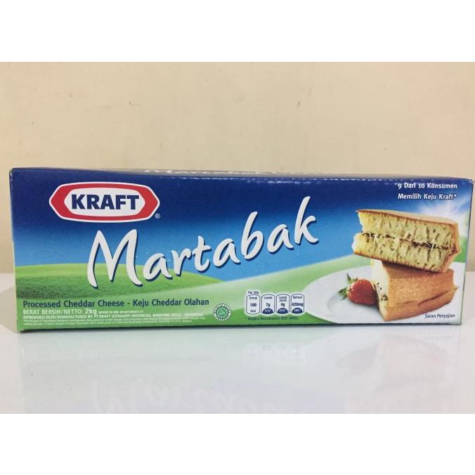 

(BISA COD) Keju Kraft Martabak 2KG TERPERCAYA Kode 1060