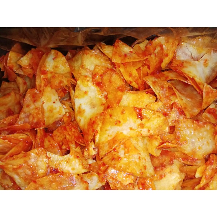 

Keripik Singkong Pedas Balado - 100gr Kripik Singkong Balado