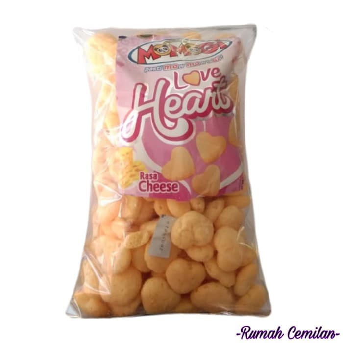 Momogi love heart 300gr /snack ori kiloan
