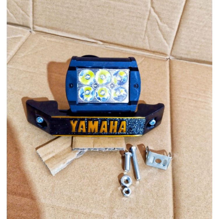 Lampu depan LED set kumis RX king hitam gold RX king RX spesial Bandung style