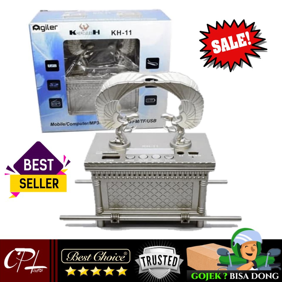 Agiler Speaker Hercules KH-11 Tabut Model - Silver