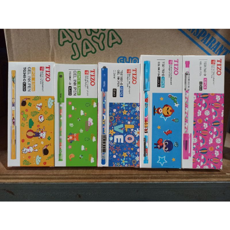 

(12pc) Pulpen TIZO Fancy /(DAPAT 12PC)/ Tizo Motif