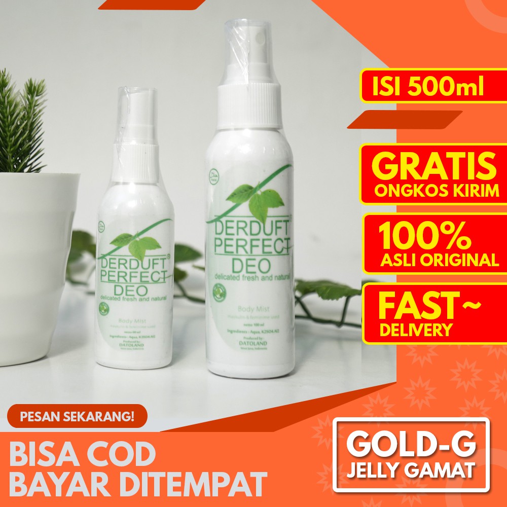 Obat Panu Paling AMPUH Untuk Wajah Non Alkohol, Derduft Perfect Deo 100% Alami