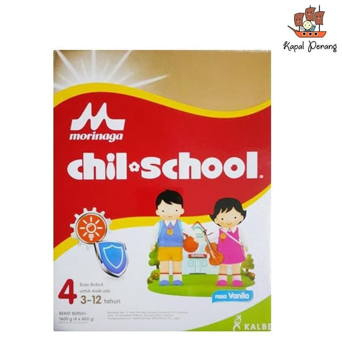 

Morinaga Chil School Tahap 4 Vanila Susu Formula [1600 g]