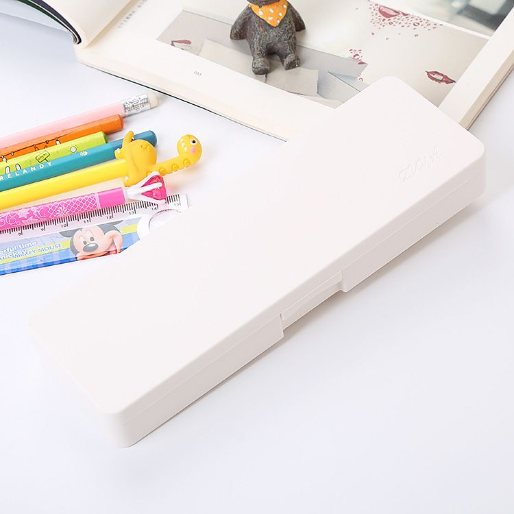 (SNAPCORNER)Tempat Pensil Polos Aesthetic / Kotak Pensil Simple / Kotak Pensil Korea / Kotak pensil pastel