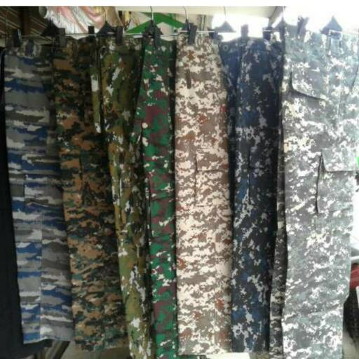 Celana Panjang digital army Celana Jeans B5C0