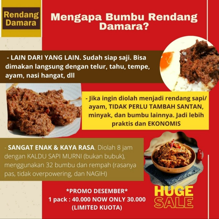 

Instan-Masak-Bumbu- Bumbu Rendang Damara Premium Siap Saji -Bumbu-Masak-Instan.