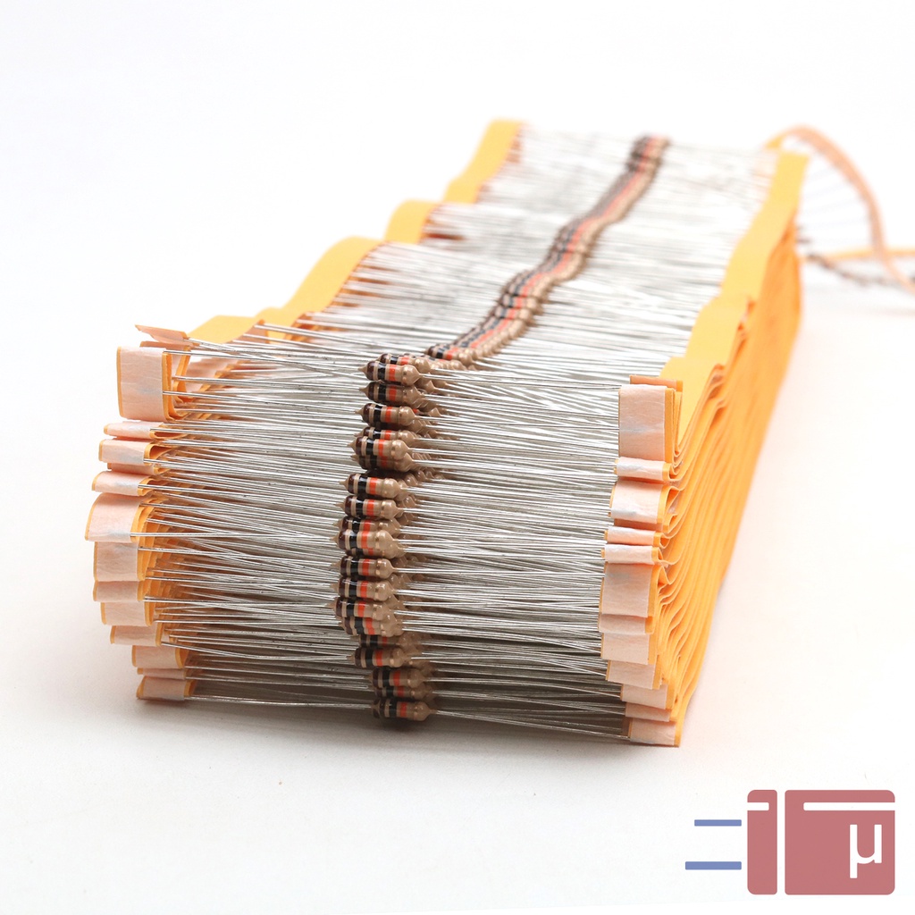 X10 Resistor 10K 1/4W Karbon 5% Taiwan Kaki Tembaga