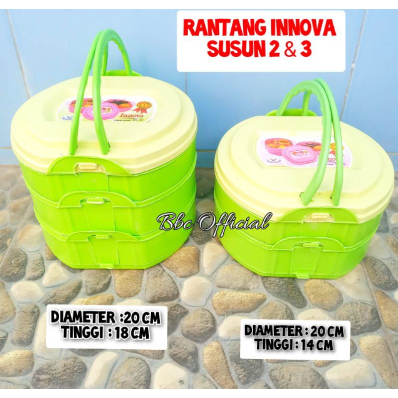 Rantang Plastik Innova Susun 3