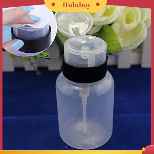 Huluboy Huluboy♡ Botol Kosong Penyimpanan Aseton Pembersih Kutek UV Gel Untuk Nail Art