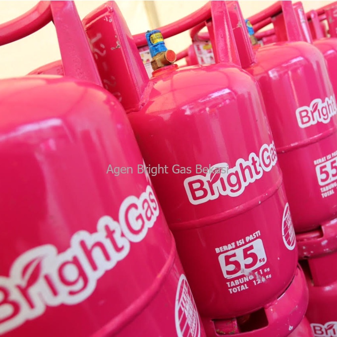 TABUNG BRIGHT GAS 5,5 KG PLUS ISI PINK