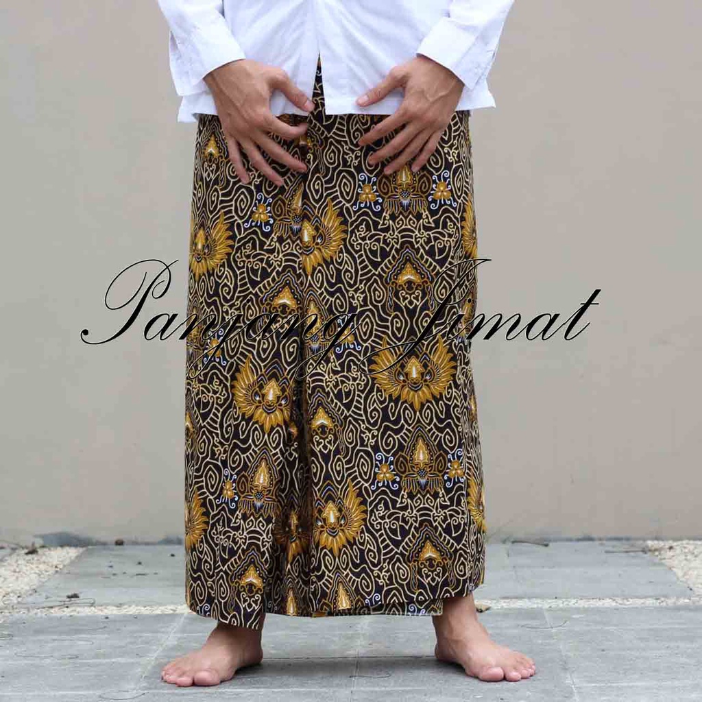 Sarung motif batik mega mendung Cirebon - Batik sarung Cirebon