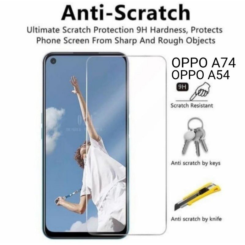 KOREAN Tempered Glass OPPO A16 / RENO 6 4G / A54 /A55 4G / A36 / A76 / A96 / RENO 7 4G / RENO 7 5G / RENO 7 4G / RENO 7Z Anti Gores Kaca