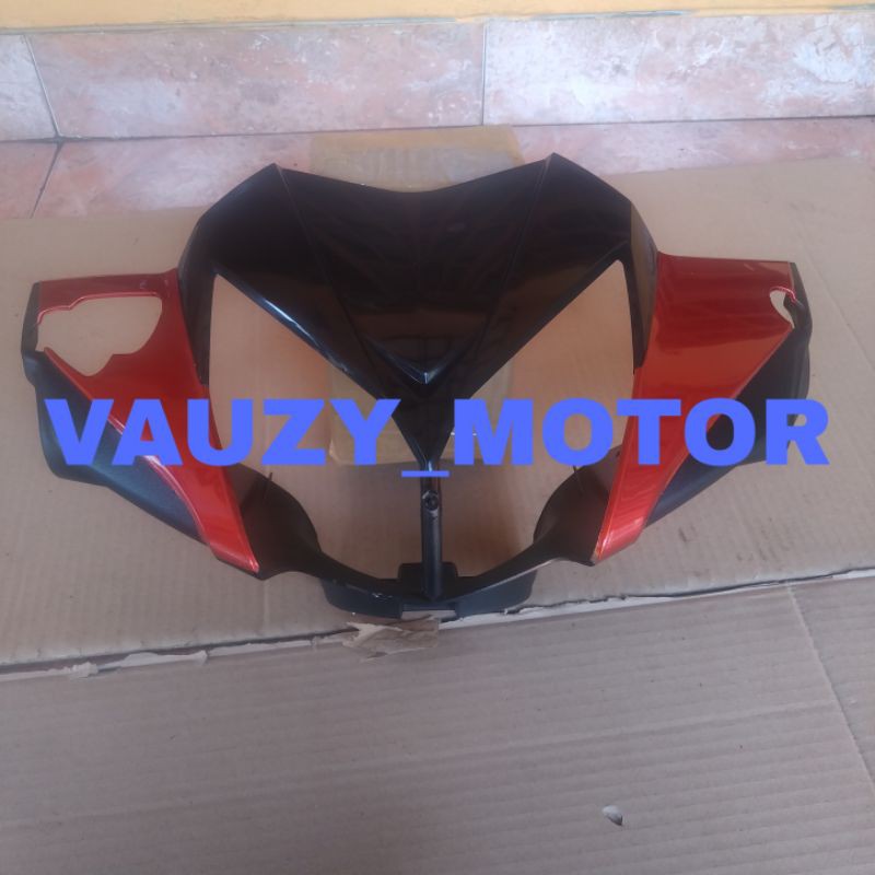 cover lampu batok kepala depan Honda Supra X 125 R Batman warna merah