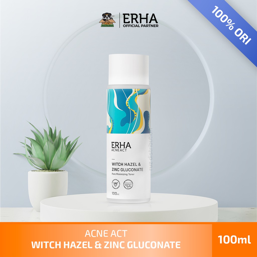 ERHA ACNEACT Witch Hazel &amp; Zinc Gluconate Pore Minimizing Toner