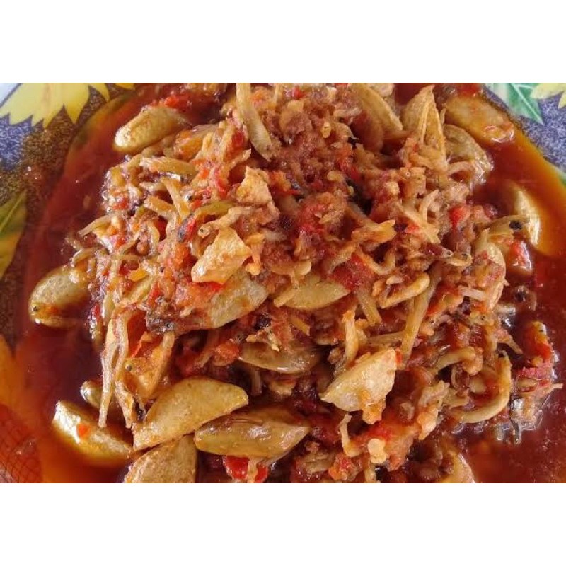 

jengkol Teri medan 350g tumis balado