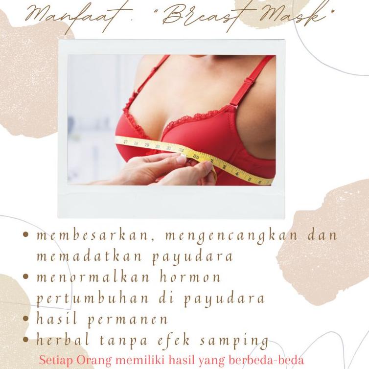 BREAST MASK Serum Payudara - Pembesar Payudara - Mengencangkan Payudara aman BPOM HALAL –FR.17Ap22м