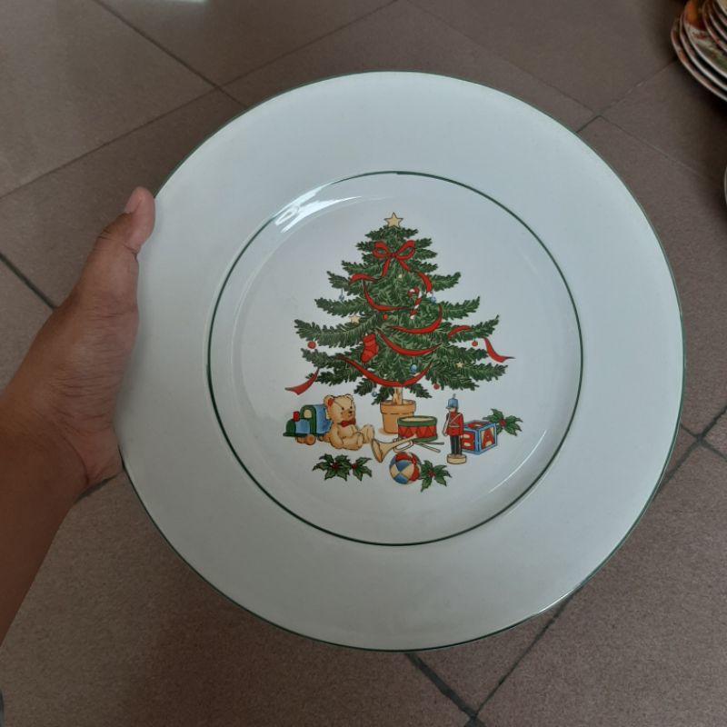 DINNER PLATE CHRISTMAST/MOTIF NATAL/MOTIF CHRISTMAST