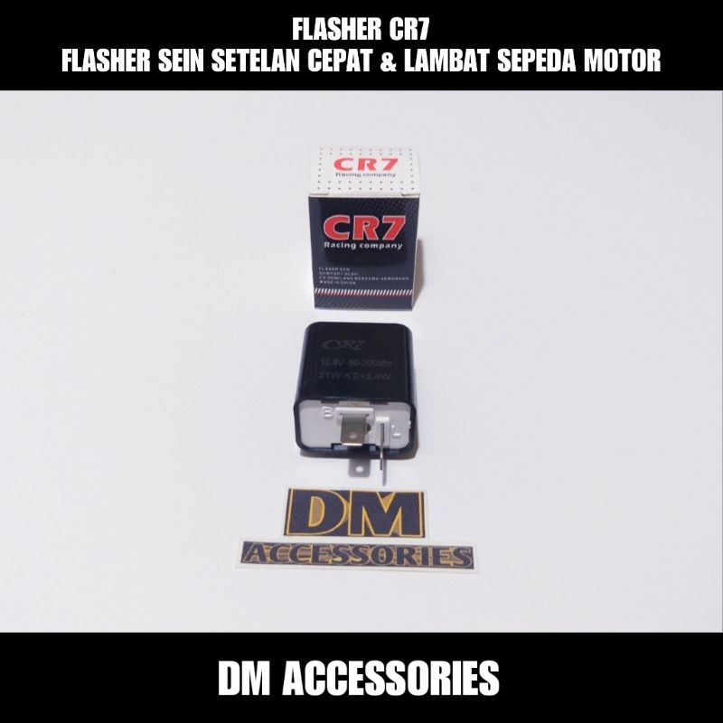 FLASHER CR7 FLASHER SEIN SETELAN CEPAT LAMBAT SEPEDA MOTOR