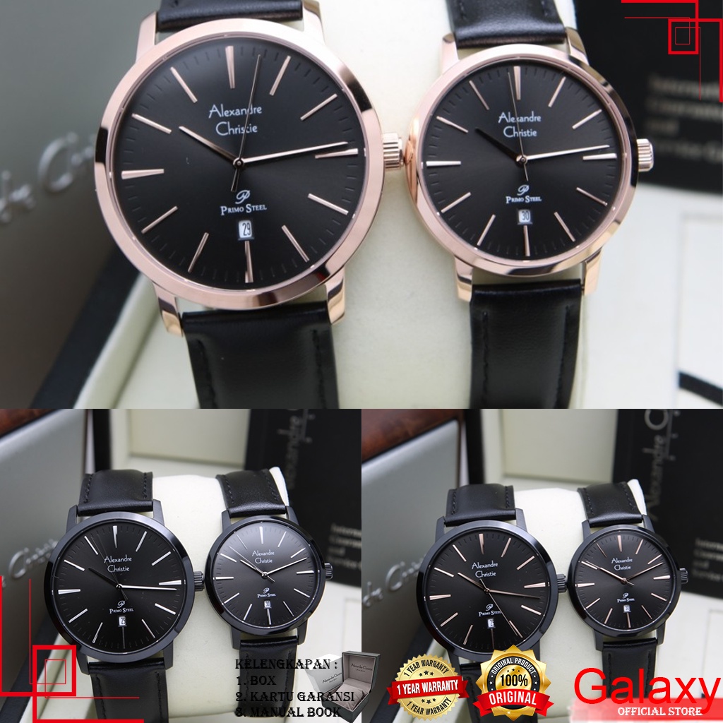 ALEXANDER CHRISTIE COUPLE ORIGINAL JAM TANGAN ALEXANDRE CHRISTIE COUPLE JAM ALEXANDER CRISTIE 1028