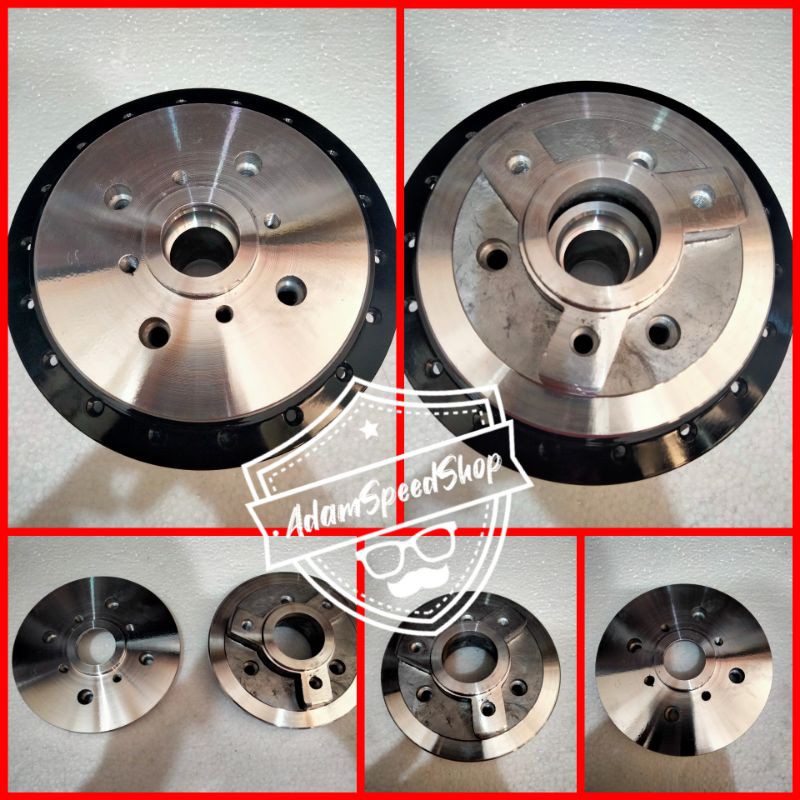 Adaptor Cakram belakang Satria Fu & Satria 2 tak Tromol besar