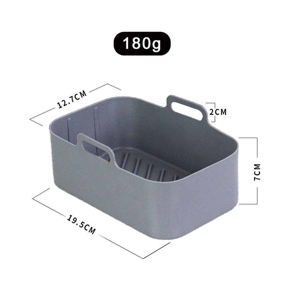 Solighter Silicone Pot Square Tray Cooking Pengganti Baking Basket