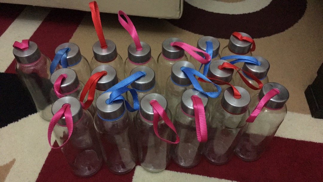 Botol Kaca Bening 420ml / Botol Minum / Botol Tumbler/botol Kaca/botol Tumbler/