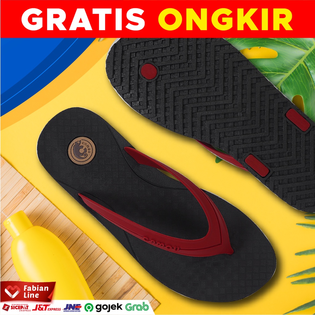 Sandal Casual Pria Original Branded Karet Jepit Kekinian Camou Bali