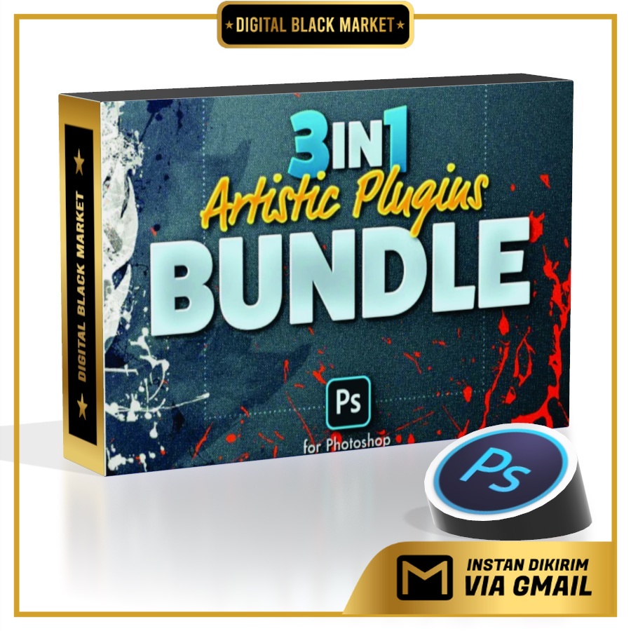 3 In1 Artistic Plugins Bundle For Photoshop