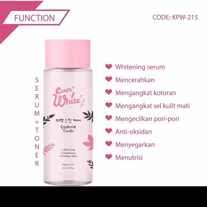 Toner Wajah Everwhite Essence Toner