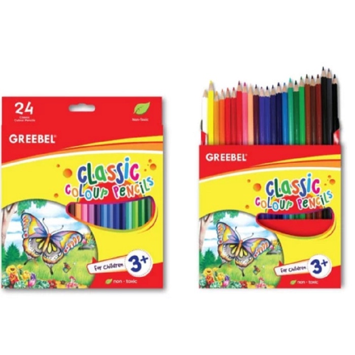 

Pensil Warna Greebel 24 Classic Colour Pencils New Warna Greebel Bagus