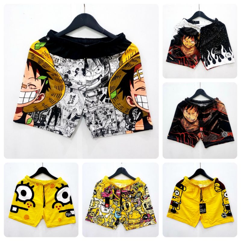 BEST SELLER 2 - BOXER PRIA WANITA| CELANA DALAM PENDEK KOLOR BOXSER PANTAI BAHAN KATUN