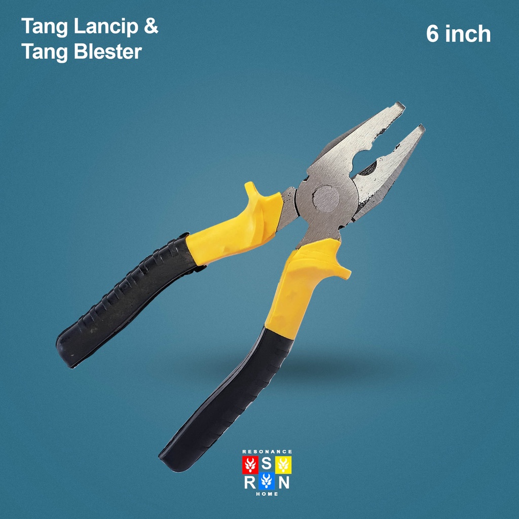 Tang Potong Lancip dan Blester 6 Inch Gagang Fiber | Resonance Home