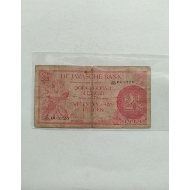 uang Kuno 21/2 gulden federal atau 2.5 Gulden federal jaman belanda tahun 1948