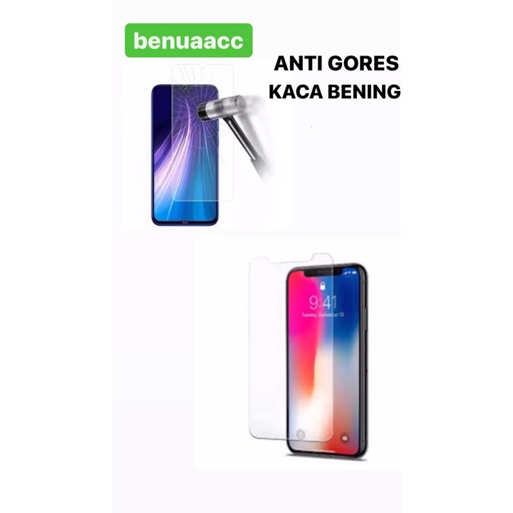 (ba)TG TEMPEREDGLASS NONPACK BENING IPHONE 5/6/7/8/6+/8+/XR/11PRO/12PRO