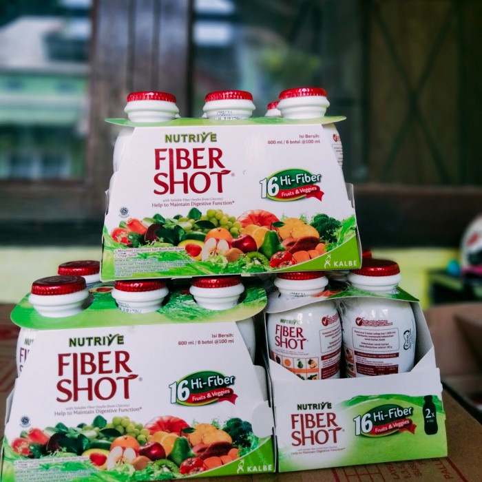 

Kalbe nutrive fibershot (100ml x 6 pcs) buy 2 pack get 3 pcs (BERKUALITAS)
