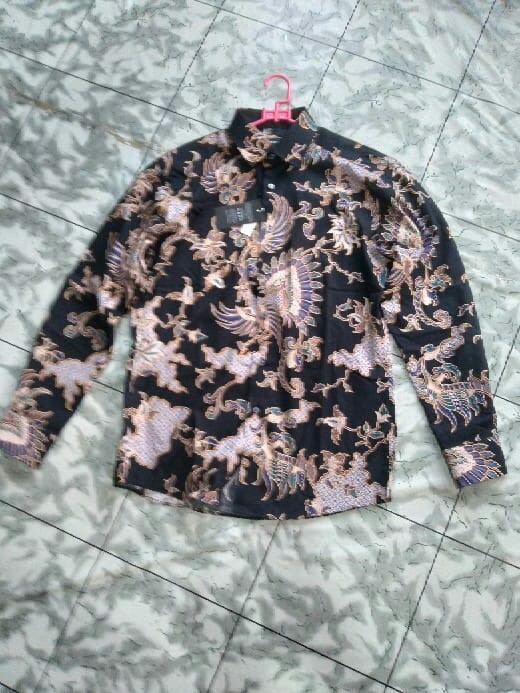 Baju Batik Pria Slimfit & Alisan Slimfit Lengan Panjang Farisa Jaya Batik Premium