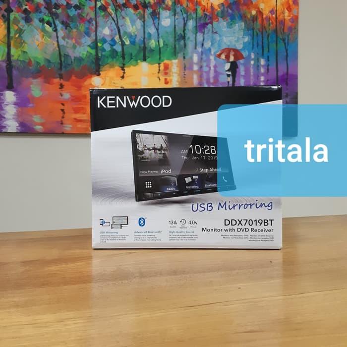 Kenwood DDX7019BT double din DDX 7019 BT DVD USB mirroring