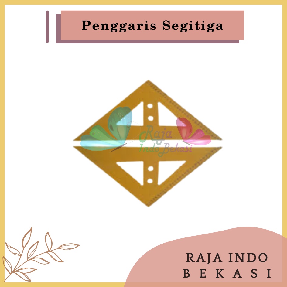 6pcs Penggaris Segitiga Mistar Kayu Kecil 6 Pcs Kualitas Ok Penggaris Kayu Segitigakecil 6pcs