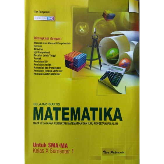 Jual Lks Matematika Peminatan Sma Ma Kelas 10 Semester 1 I Viva Pakarindo Indonesia Shopee Indonesia